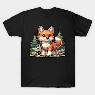 Kawaii Red Wolf T-Shirt